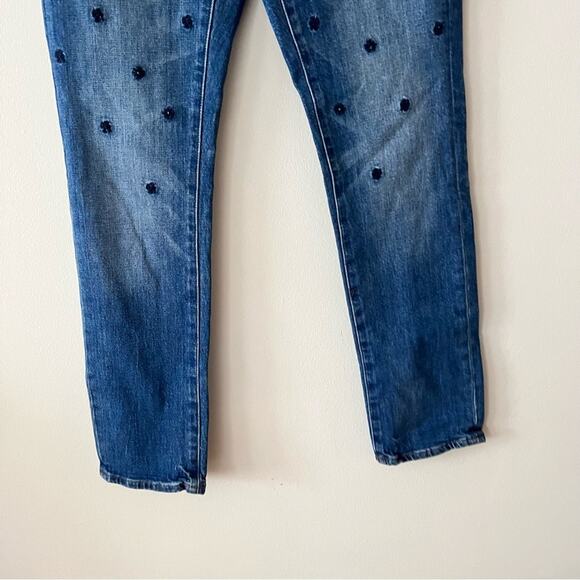 Madewell The High-Rise Slim Boyjean: Beaded Edition - Picture 5 of 11